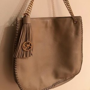 Michael Kors barely worn cream bag